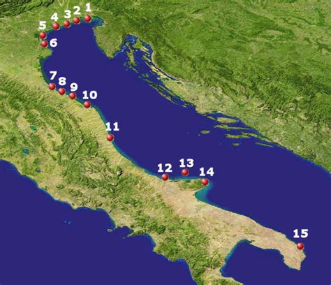 campingplätze italien adriaküste karte